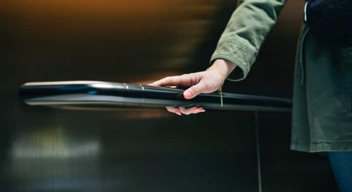 Sauber, sicher und kontaktfrei - KONE Health & Wellbeing Lösungen