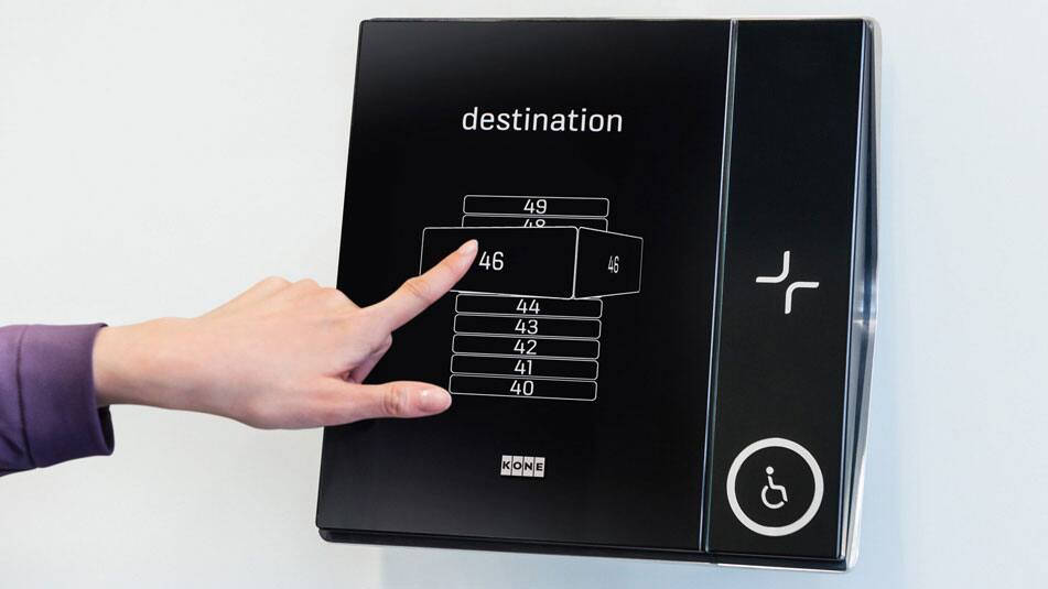 KONE Aufzüge Screen Zugang