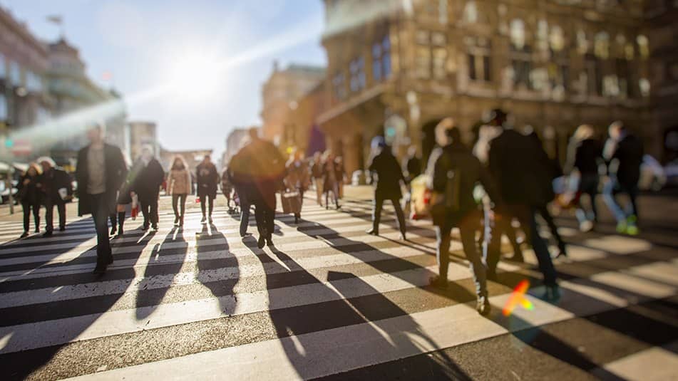 Eine evidenzbasierte Stadtplanung trägt zum Wohlbefinden der Stadtbewohner bei.