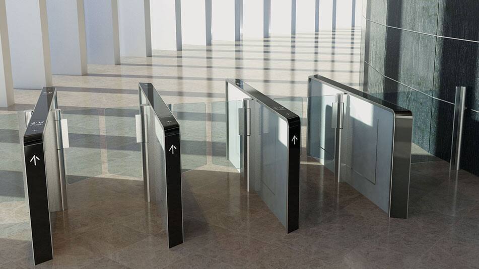 KONE Turnstile 30 eignet sich besonders gut für hoch frequentierte Gebäude.
