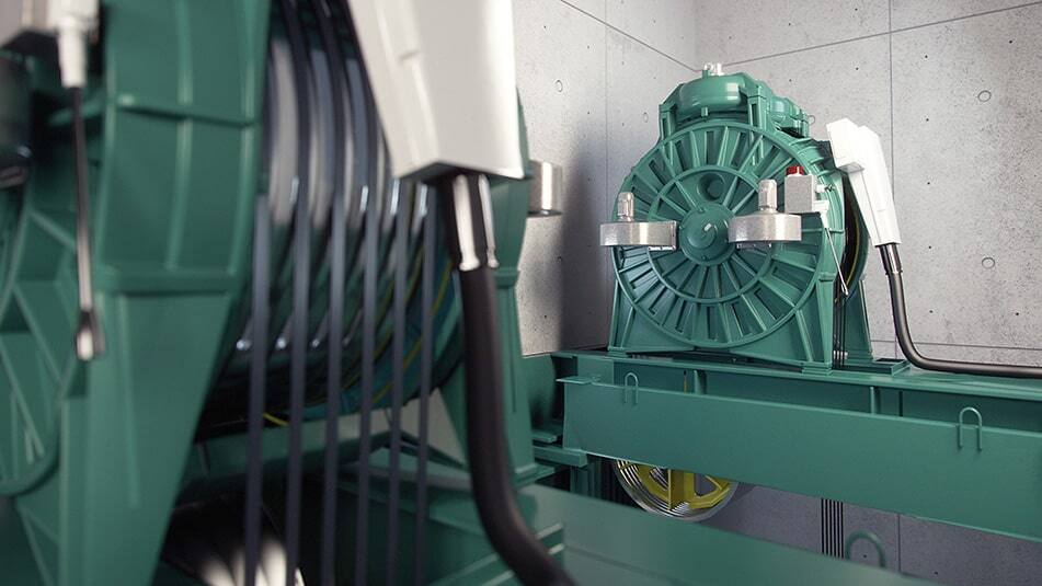Neue Technologien wie das superleichte KONE UltraRope® können eine beispiellose Energieeffizienz bieten.
