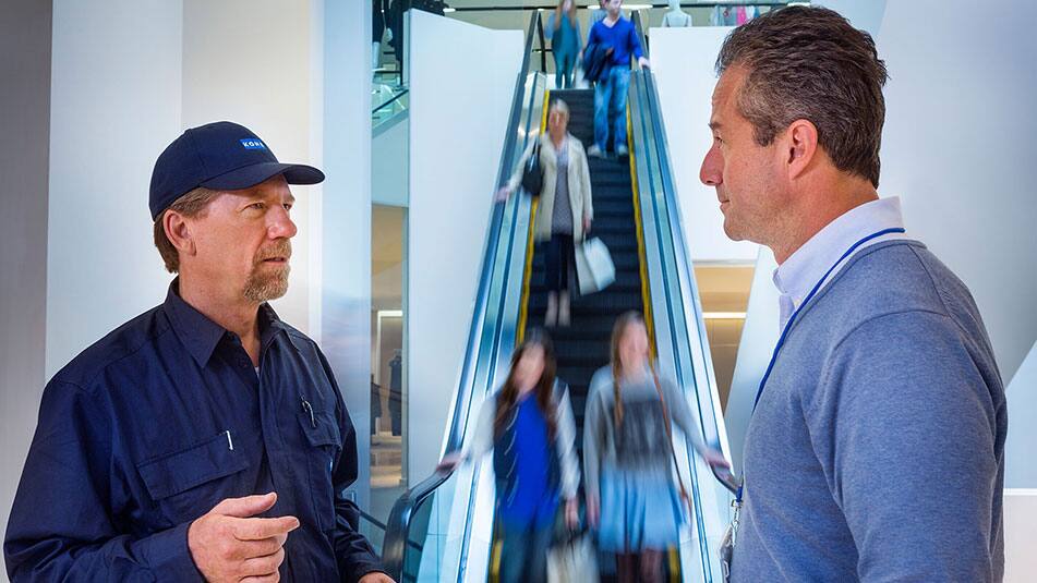 KONE Rolltreppen Modernisierungsprozess